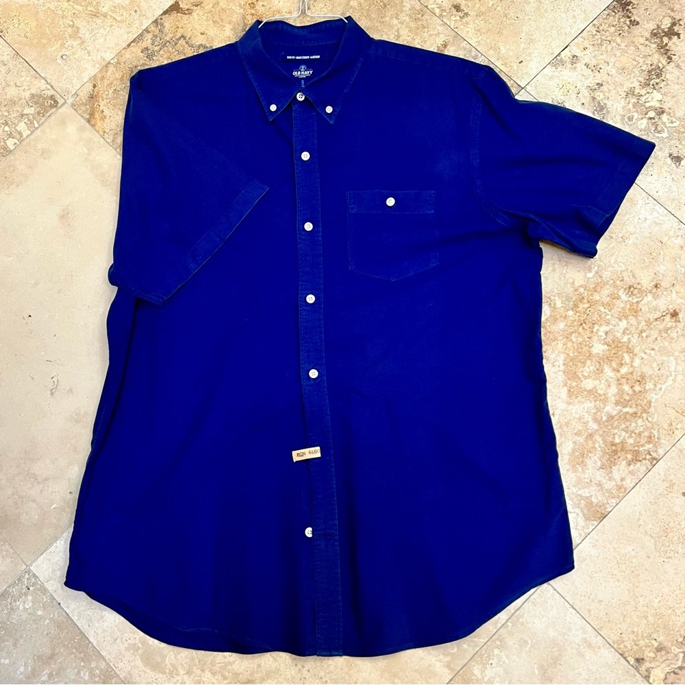 Old Navy Blue Button Down XL